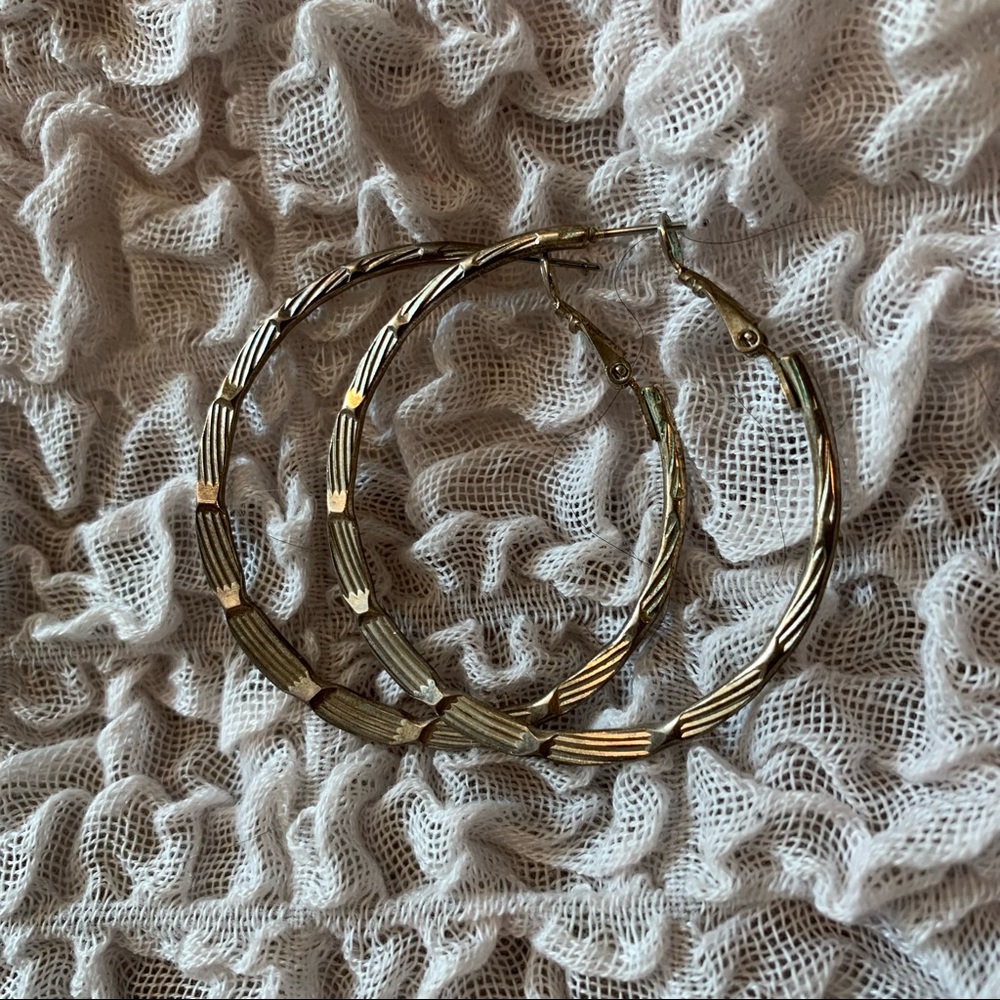 Silver Hoop Earrings